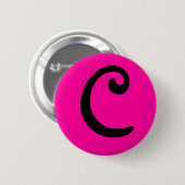 CUTE "C" MONOGRAM BUTTON (Voorkant /achterkant)