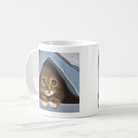 Cute cache Kitten Mug (Devant gauche)