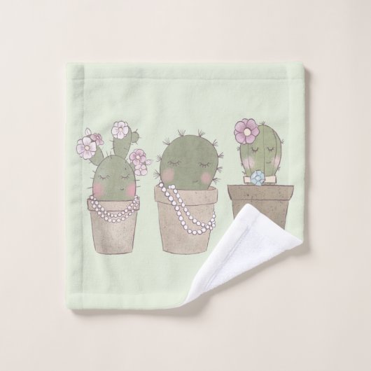 Cute Cactus (Gant de toilette)