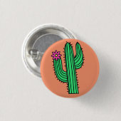 Cute Cactus Badge Pin Button (Voorkant /achterkant)