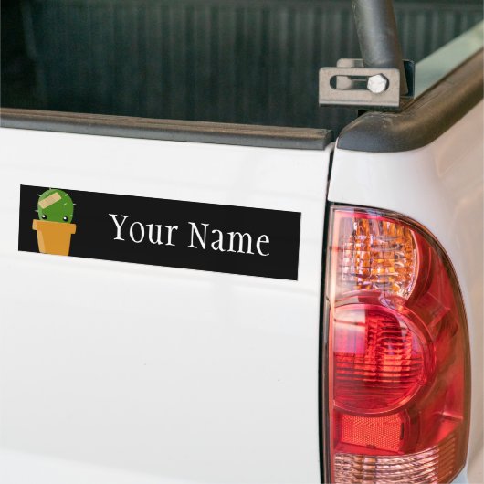 Cute Cactus Bumpersticker (Op Truck)