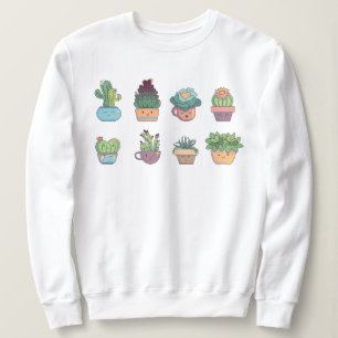 Cute Cactus Collector Kawaii Succulent Lover Trui