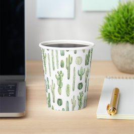 Cute Cactus Cups Papieren Bekers