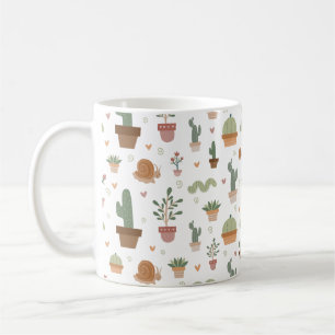 Cute cactus en succulents koffiemok