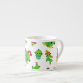 Cute Cactus, Green Cactus, Cactus Pattern Espresso Kop (Voorkant rechts)