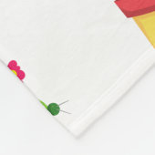 Cute Cactus, Green Cactus, Cactus Pattern Fleece Deken (Hoek)