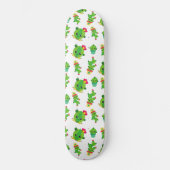 Cute Cactus, Green Cactus, Cactus Pattern Skateboard (Voorkant)