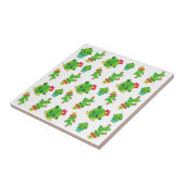 Cute Cactus, Green Cactus, Cactus Pattern Tegeltje (Zijkant)