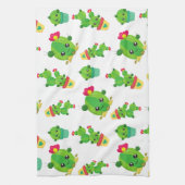 Cute Cactus, Green Cactus, Cactus Pattern Theedoek (Verticaal)