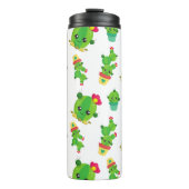 Cute Cactus, Green Cactus, Cactus Pattern Thermosbeker (Voorkant)