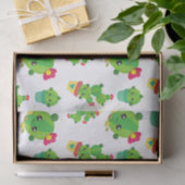 Cute Cactus, Green Cactus, Cactus Pattern Tissuepapier (Geschenk)