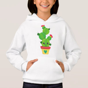 Cute Cactus, Green Cactus, Kawaii Cactus, Flowers