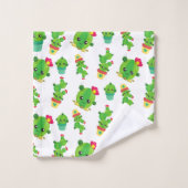 Cute Cactus, Green Cactus, Motif Cactus (Gant de toilette)