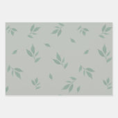Cute Cactus Greenery Flower Pattern Inpakpapier Vel (Voorkant 2)