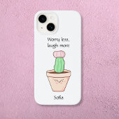Cute Cactus in Kawaii Style Case-Mate iPhone Case