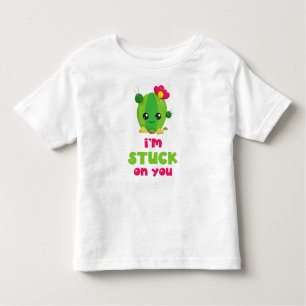 Cute Cactus, Kawaii Cactus... ik ben op je gestapt Kinder Shirts