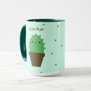 Cute Cactus kawaii plante mug