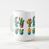 Cute Cactus Koffiemok (Voorkant links)