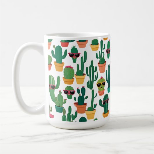 Cute Cactus Mok (Links)