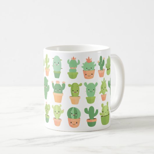 Cute Cactus Mug (Devant droit)