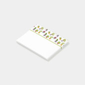 Cute Cactus Natuur Succulents Pattern Post-it® Notes (Schuin)