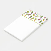 Cute Cactus Natuur Succulents Pattern Post-it® Notes (Schuin)