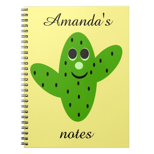 Cute Cactus Notitieboek (Voorkant)