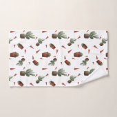 Cute cactus patroon bad handdoek (Handdoek)