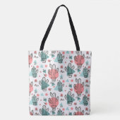 Cute Cactus Pattern Draagtas (Voorkant)
