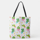 Cute Cactus Pattern Draagtas (Voorkant)