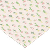 Cute Cactus Pattern Korte Tafelloper (Hoek)