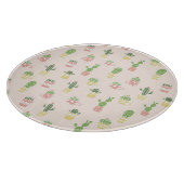 Cute Cactus Pattern Snijplank (Hoek)