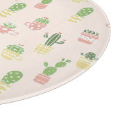 Cute Cactus Pattern Snijplank (Hoek)