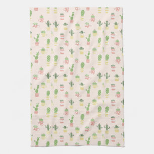 Cute Cactus Pattern Theedoek