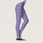 Cute Cactus Pot Plant Blooming Botanisch Patroon Leggings (Rechts)