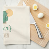 Cute Cactus Serviette de cuisine sud-ouest (Quart Plié)