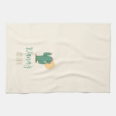 Cute Cactus Serviette de cuisine sud-ouest (Horizontal)