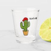Cute cactus shot glas (Voorkant)
