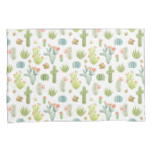 Cute Cactus Standing Pattern Kussensloop (Voorkant-Rechts)