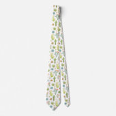 Cute Cactus Standing Pattern Stropdas (Voorkant)