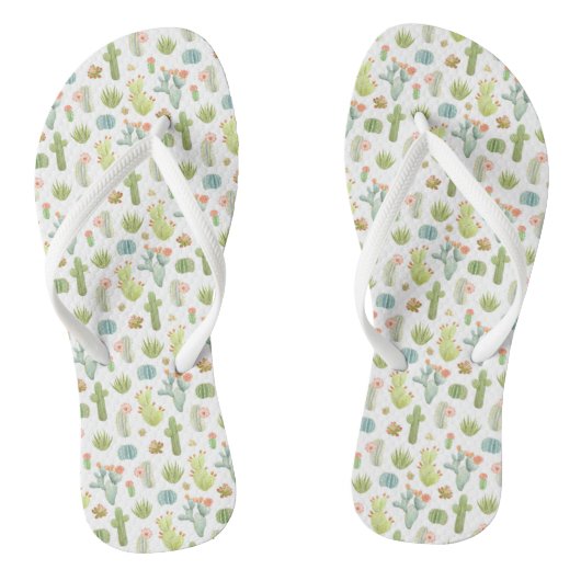 Cute Cactus Standing Pattern Teenslippers (Voetbed)