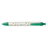 Cute Cactus Standing Pattern Zwarte Inkt Pen (Achterkant)