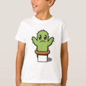 Cute Cactus T-shirt (Voorkant)