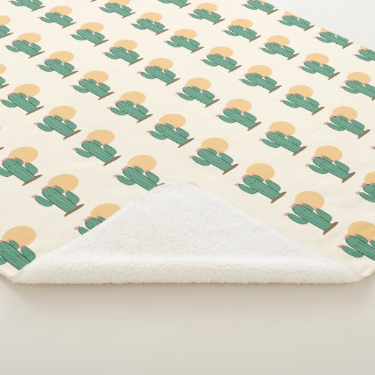 Cute Cactus Thème Couverture Sud-Ouest Décor (3/4)