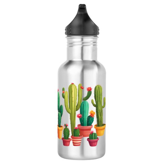 Cute Cactus Waterfles (Rechts)