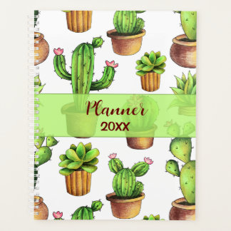 Cute Cactus Waterverf Planner