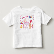 Cute cadeau Kleurrijk shirt voor peutermeisje