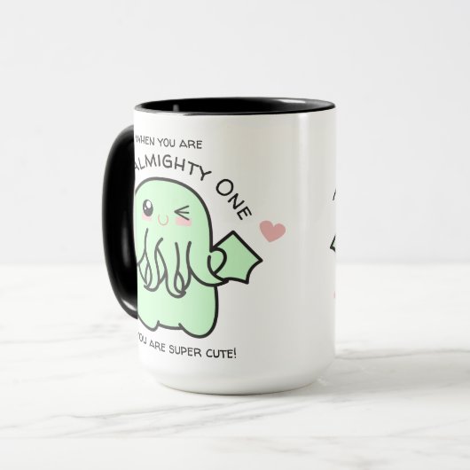 Cute café Cthulhu Mug (Devant gauche)