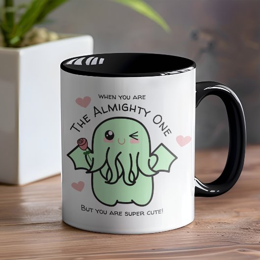 Cute café Cthulhu Mug