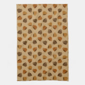 Cute Café Tasses Serviette de cuisine (Vertical)